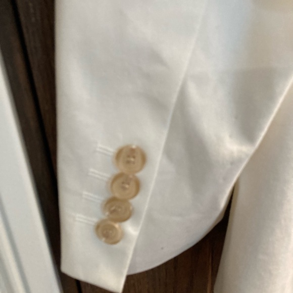 J Ferrar Brand Slim Fit White Sport Jacker - Picture 5 of 8